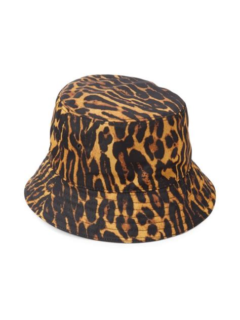 burberry bucket hat leopard